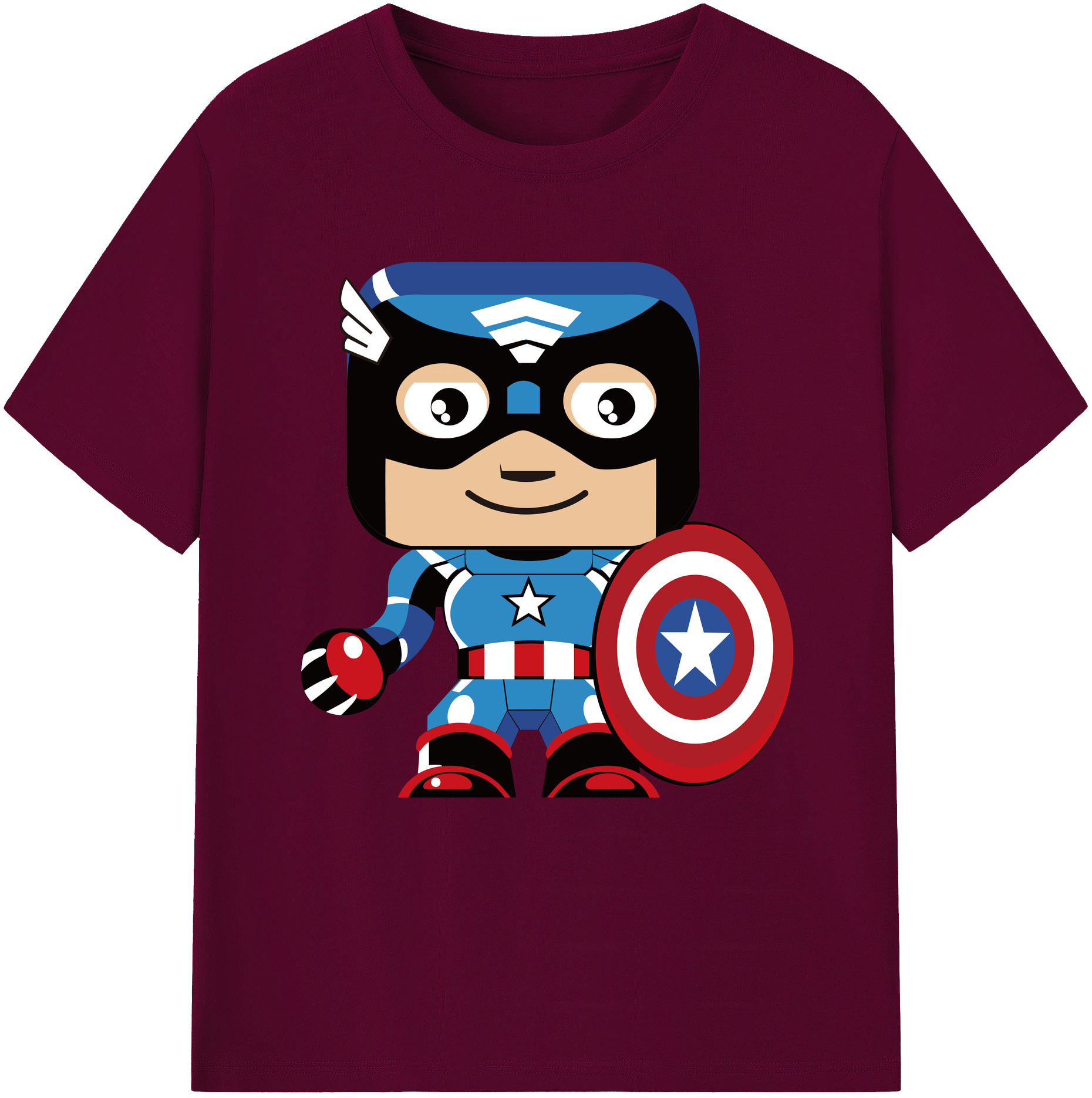 （画像用） アベンジャーズ The Avengers レディースカジュアルプリントTシャツ（綿100％）